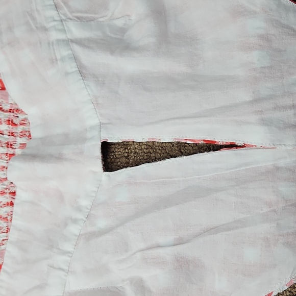 Bardot Red Gingham Printed Cross Strap Halter Top Sz 4 XS Womens - Picture 8 of 8